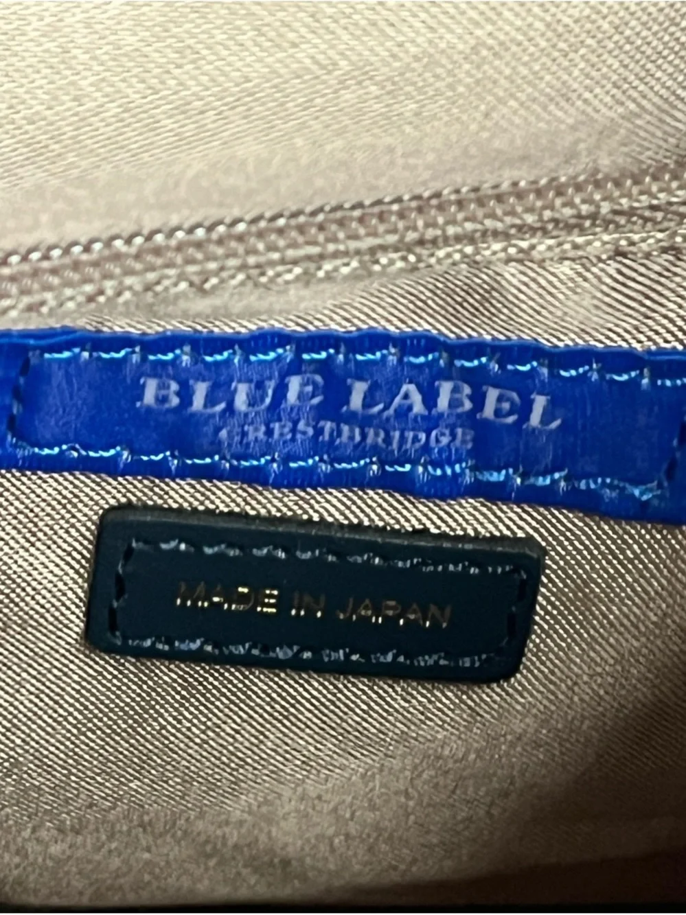 Burberry of Japan Exclusive Blue Label Crestbridge Check Canvas Backpack NWOT